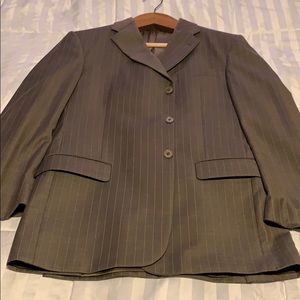 Men’s Tan Striped Suit